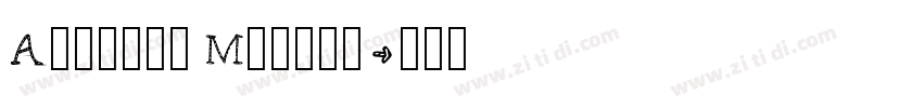 Ancient Medium字体转换